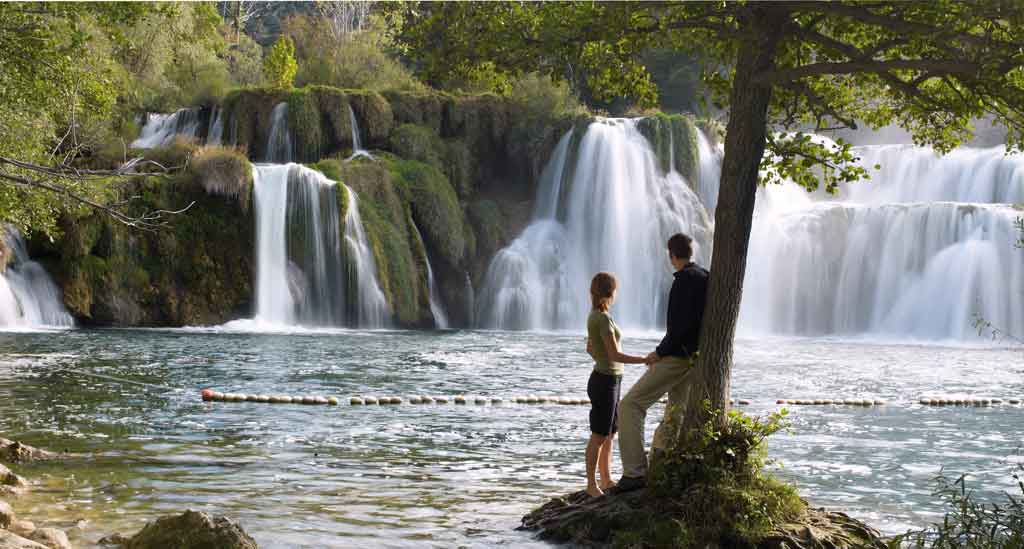 Krka watervallen