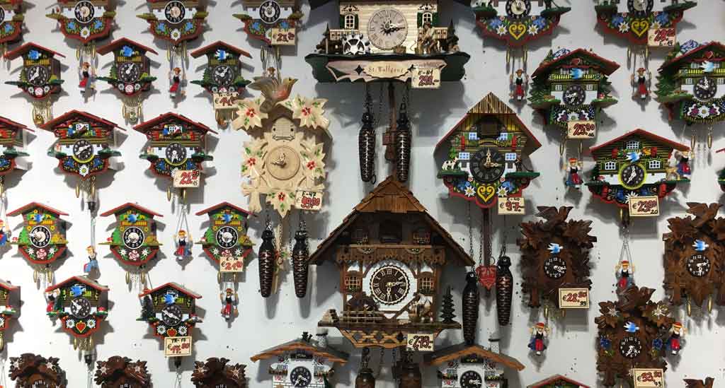 De bekende koekoeksklokken van het Zwarte Woud