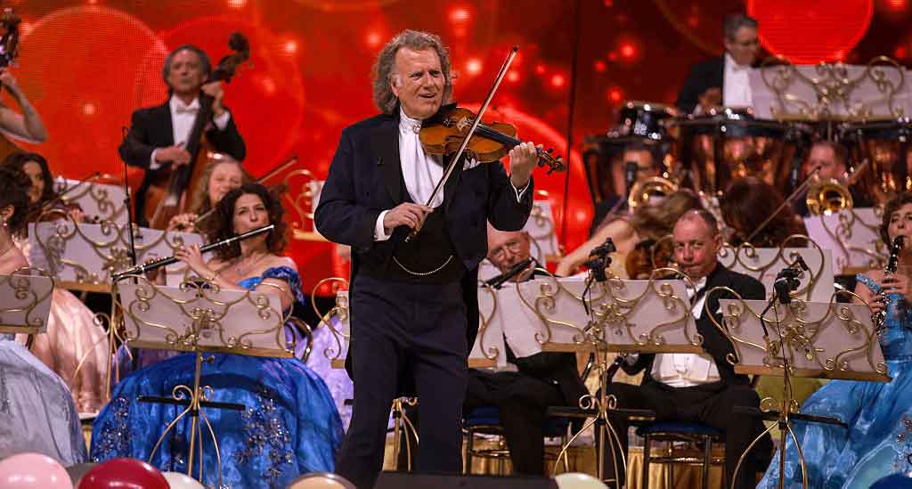 U woont het concert van André Rieu bij in Bratislava
