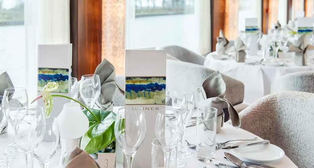 Het Luxe restaurant aan boord van de Amadeus Queen