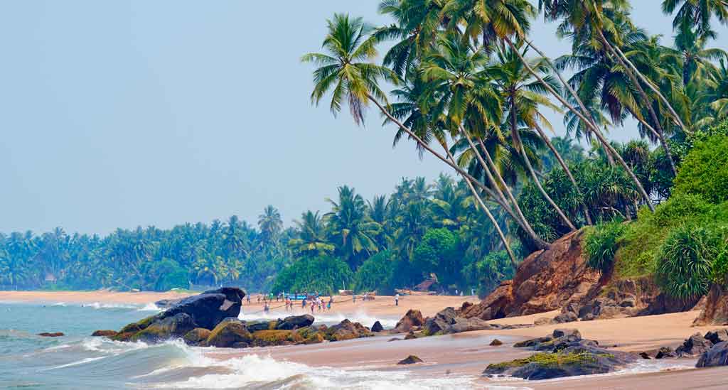 Relaxen aan het Bentota strand