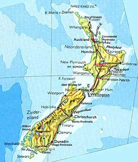 Uw reisroute Nieuw-Zeeland