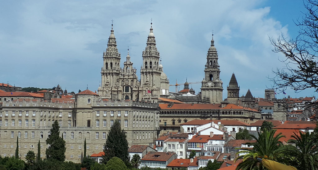 De kathedraal van Santiago de Compostela