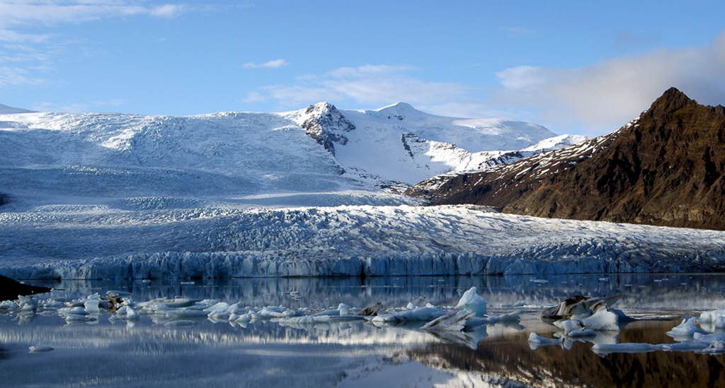 het gletsjermeer Jökkulsarlon